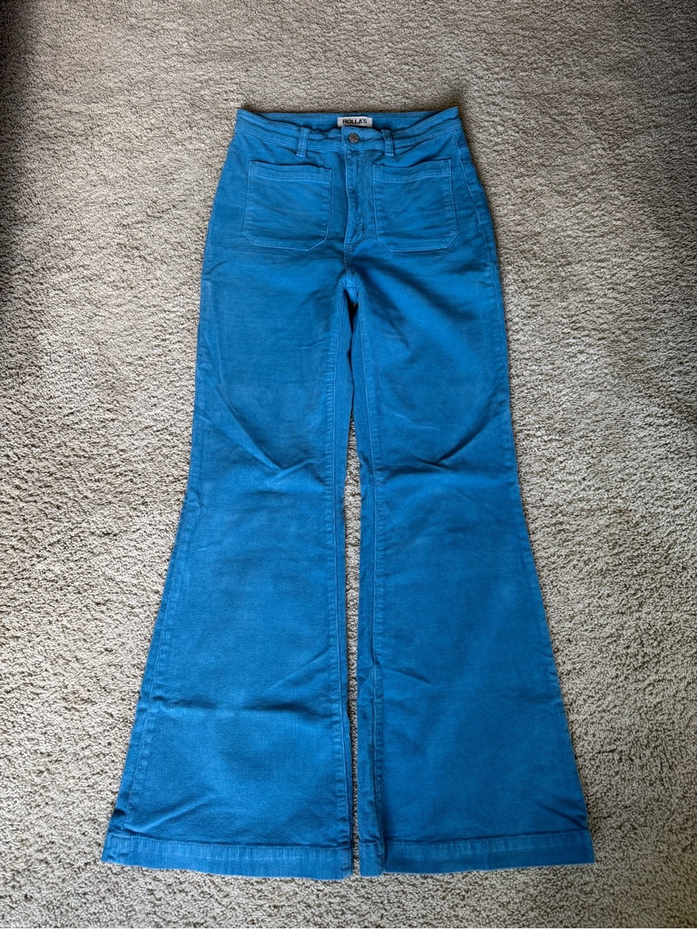 ROLLA'S Blue Flared Corduroy Jeans
